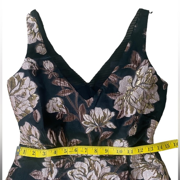 White House Black Market Fit & Flare Jacquard Floral Dress 2P NWT - Picture 10 of 16